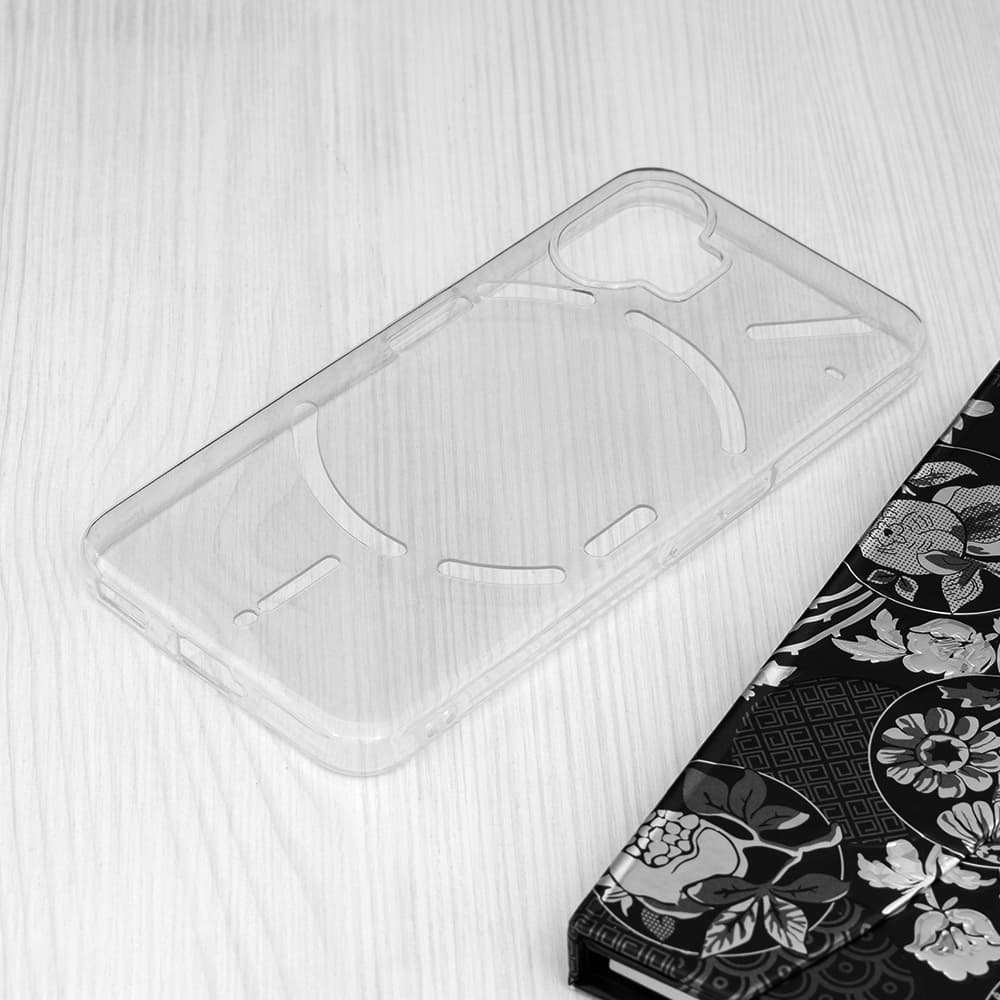 Techsuit Čirý silikon Speciální design Nothing Phone (2) Transparentní - náhled 5