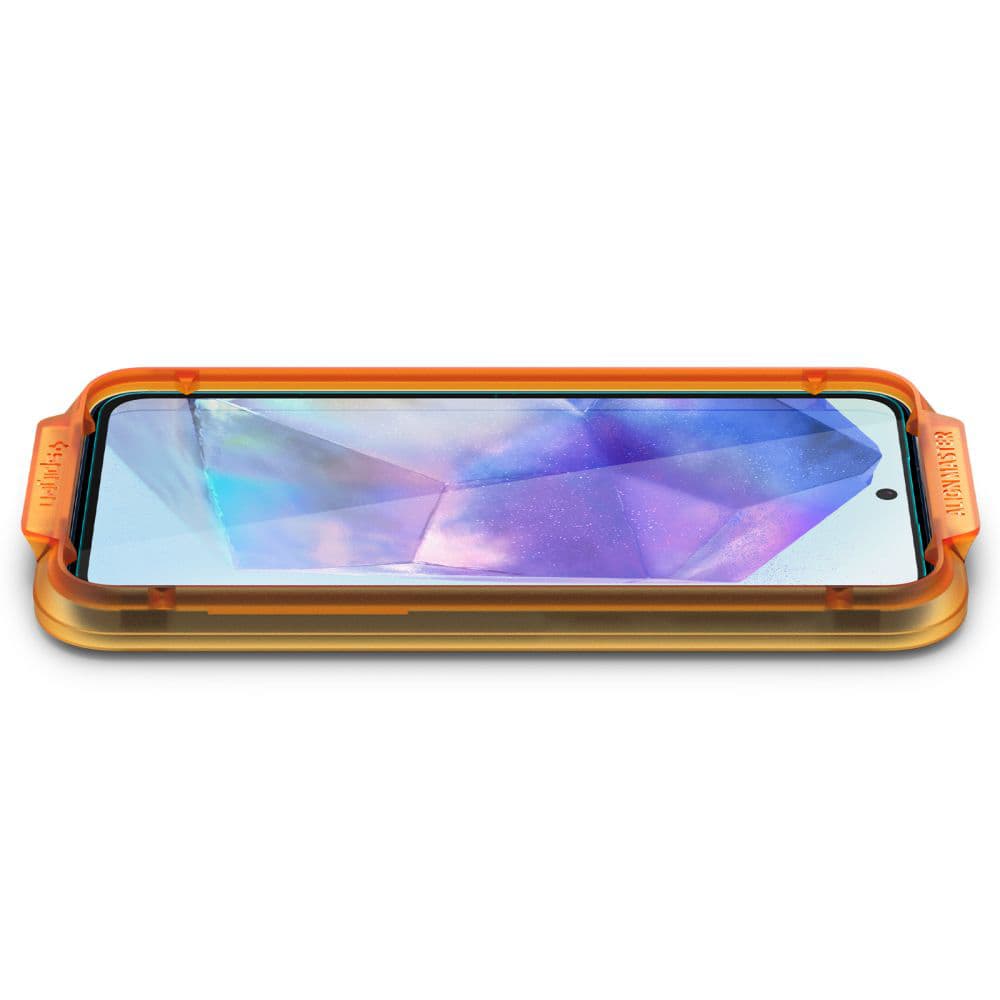 Spigen Glas.tR Align Master Samsung Galaxy A55 5G 2 kusy Čiré - náhled 5