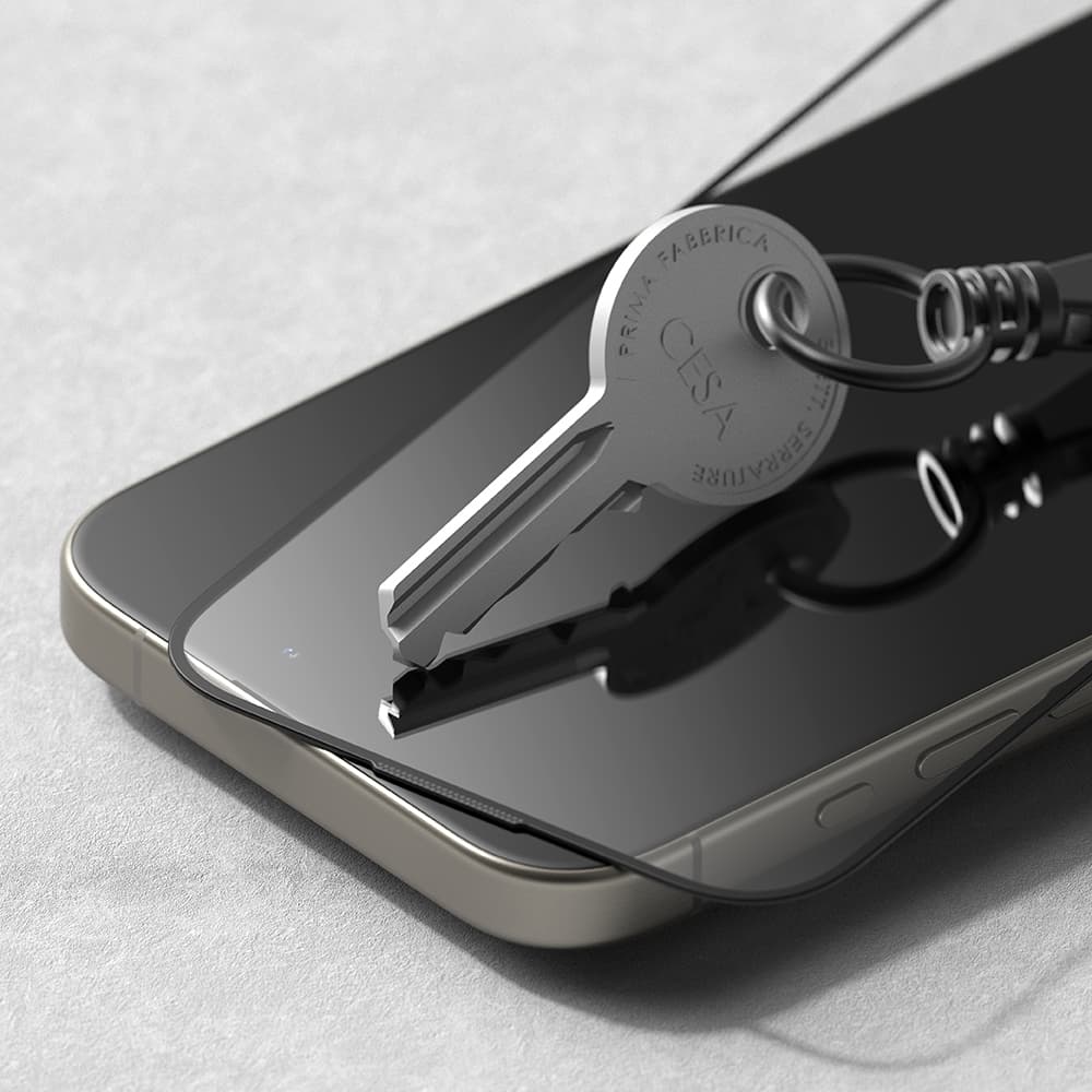 Ringke Tvrzené sklo 2ks iPhone 15 Pro Max Průhledné - náhled 5