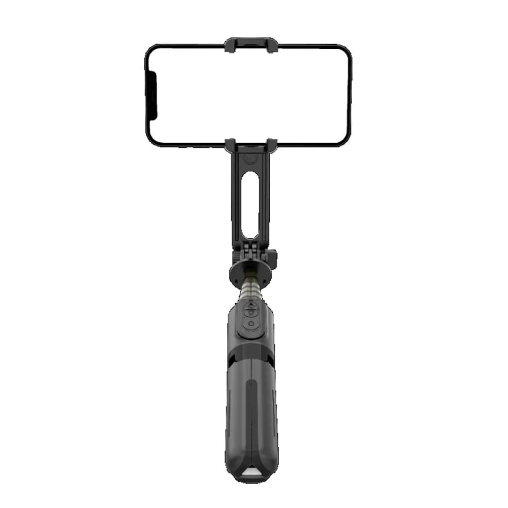 Techsuit L18Mini Selfie Tyč Gimbal Stativ Bluetooth Černá - náhled 5
