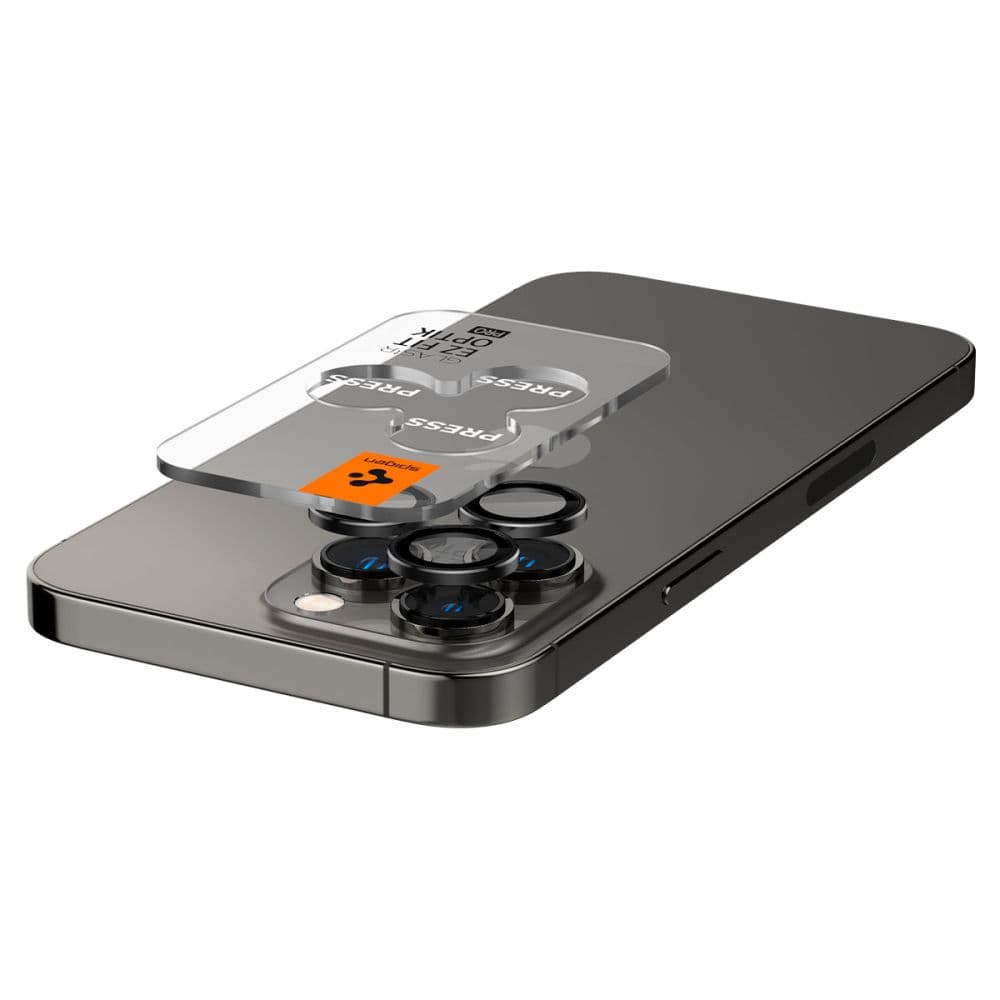 Spigen Optik.tR EZ Fit Pro Sklo fotoaparátu 2 kusy iPhone Black - náhled 5