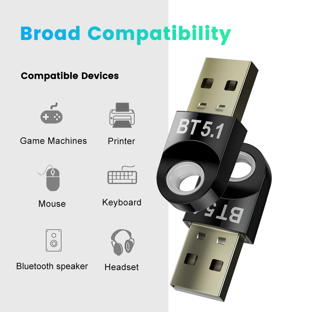 Adaptér Bluetooth 5.1 USB-A - náhled 5