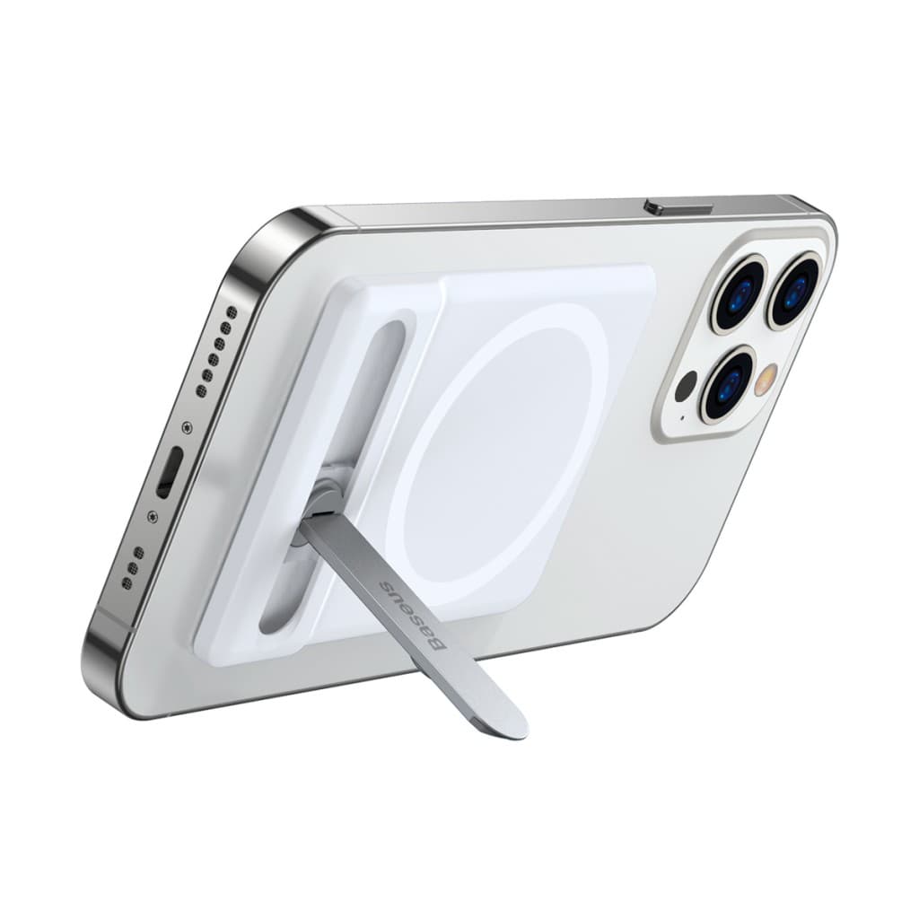 Skládací magnetický stojan Baseus (LUXZ010002) bílý - náhled 5