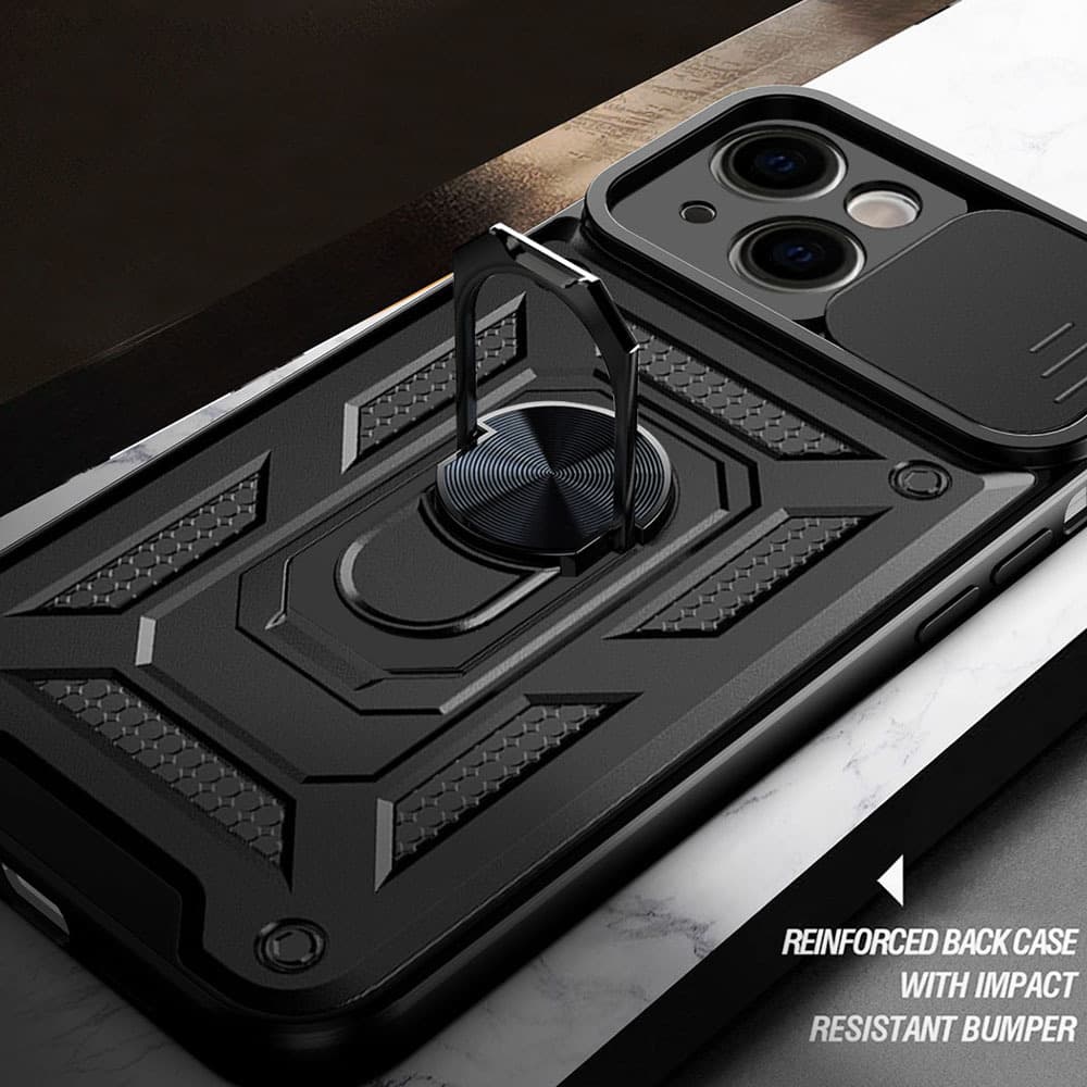 Slide Camera Armor Case pro Samsung Galaxy S20 FE/Lite Black - náhled 5