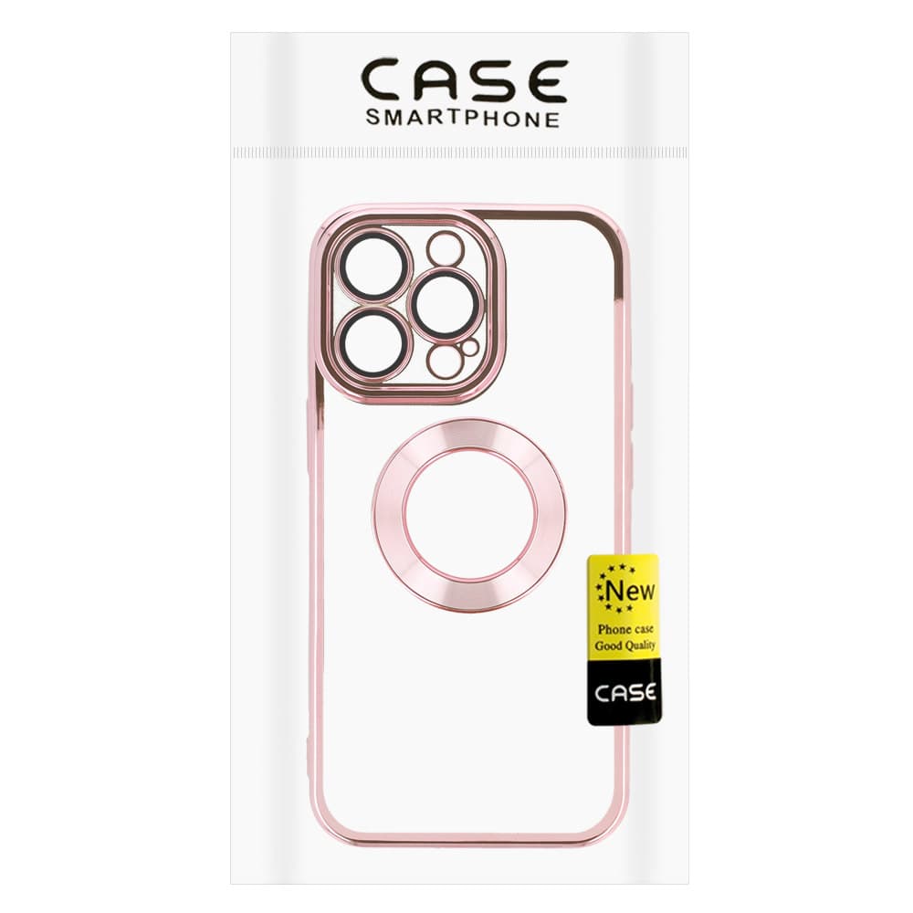 Krásné průhledné pouzdro pro Iphone 12 Pro Max růžové - náhled 5