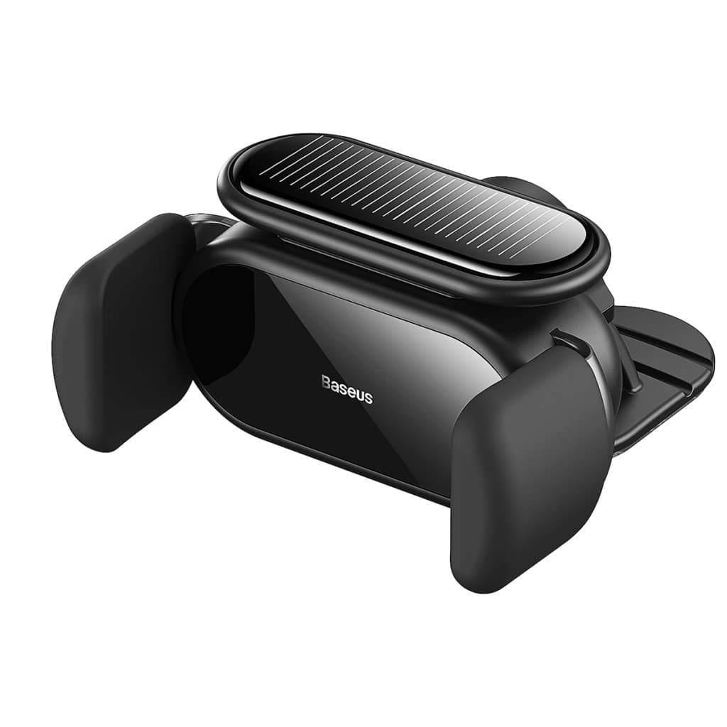 Solární držák do auta Baseus Steel Cannon Pro Solar BS-CM010 černý - náhled 4