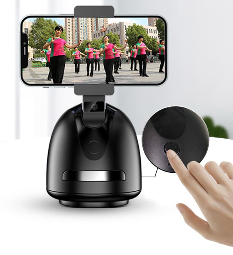 Držák telefonu P2S s 360° Face Tracking černý - náhled 5