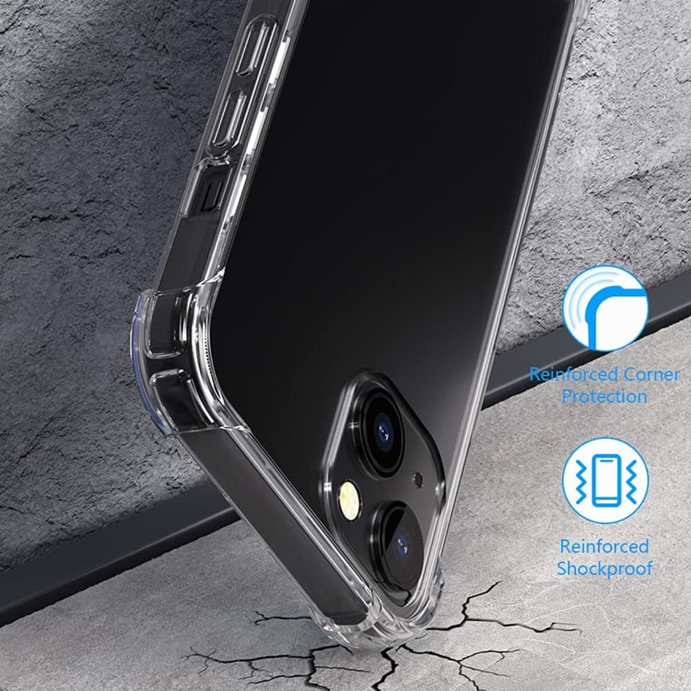 Zadní kryt ANTI SHOCK 0,5mm pro Xiaomi Redmi Note 10/Note 10S/Poco M5S TRANSPARENT - náhled 5