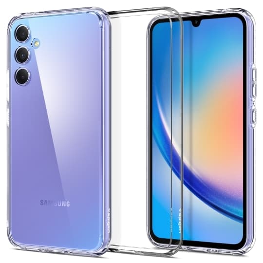 Pouzdro SPIGEN Ultra Hybrid ACS05904 pro Samsung Galaxy A34 5G - Crystal Clear - náhled 5
