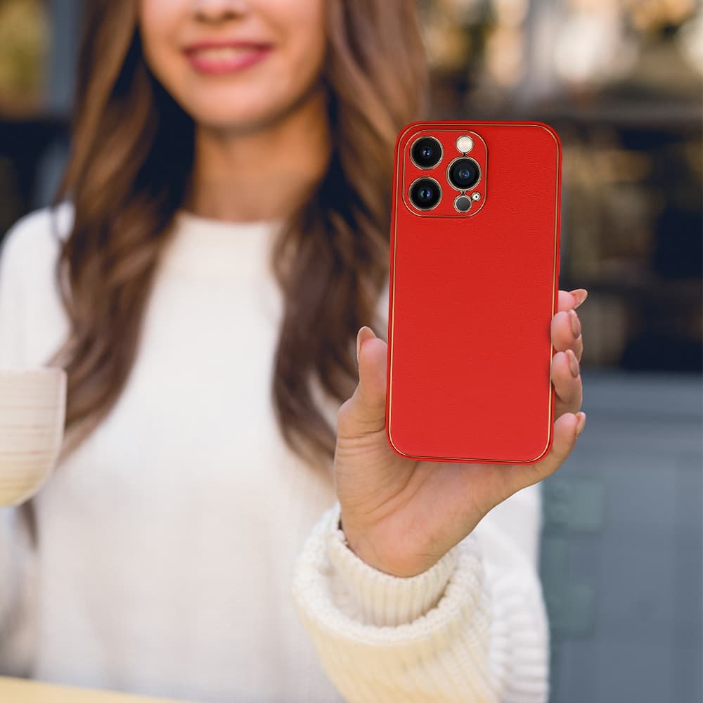 Kryt TEL PROTECT pro Xiaomi Redmi 10C červený - náhled 5