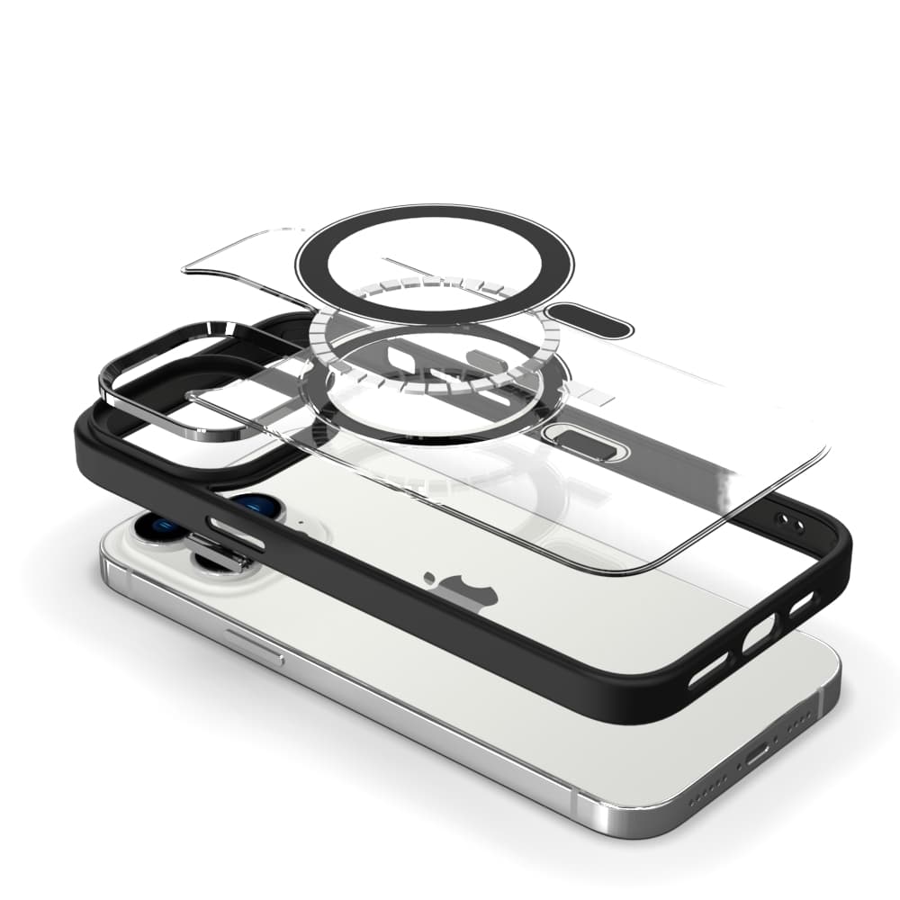 Zadní kryt Tel Protect Magnetic Clear pro iPhone 14 Salmon - náhled 5