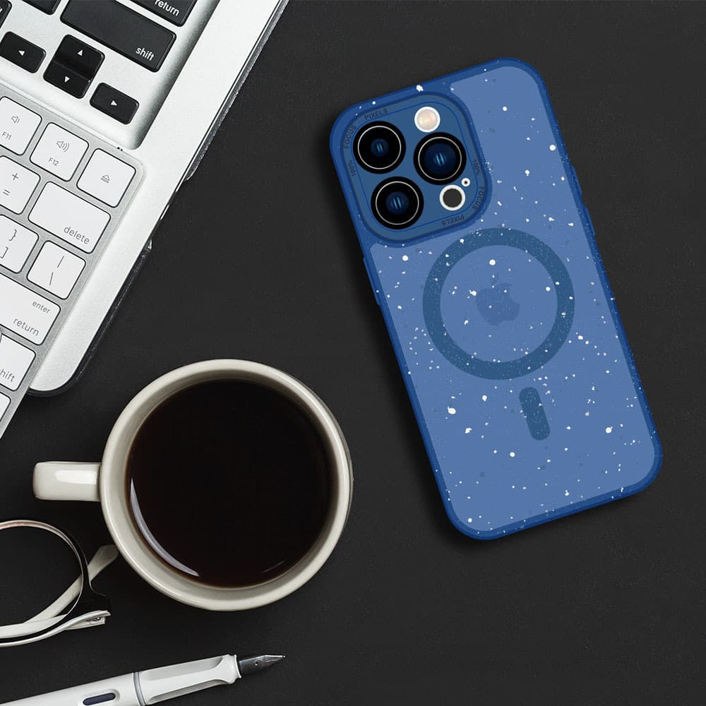 Tel Protect Magnetic Splash Frosted Case pro Iphone 11 Pro Max Navy - náhled 5