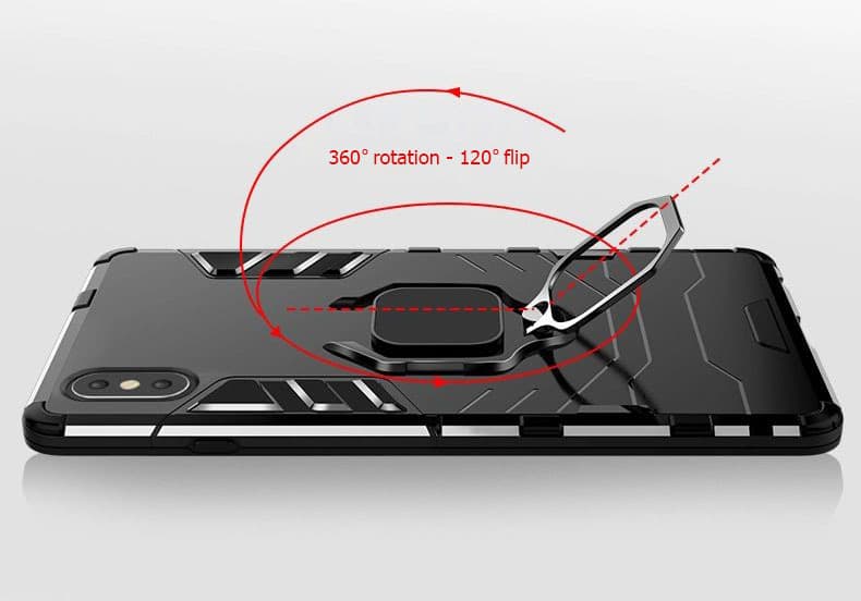 Zadní kryt Ring Armor pro Iphone 15 Pro černý - náhled 5