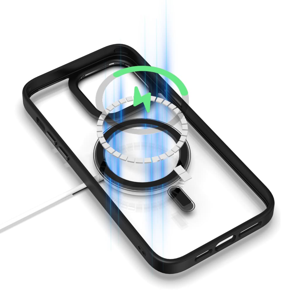 Zadní kryt Tel Protect Magnetic Clear pro Iphone 15 Plus Cherry - náhled 5