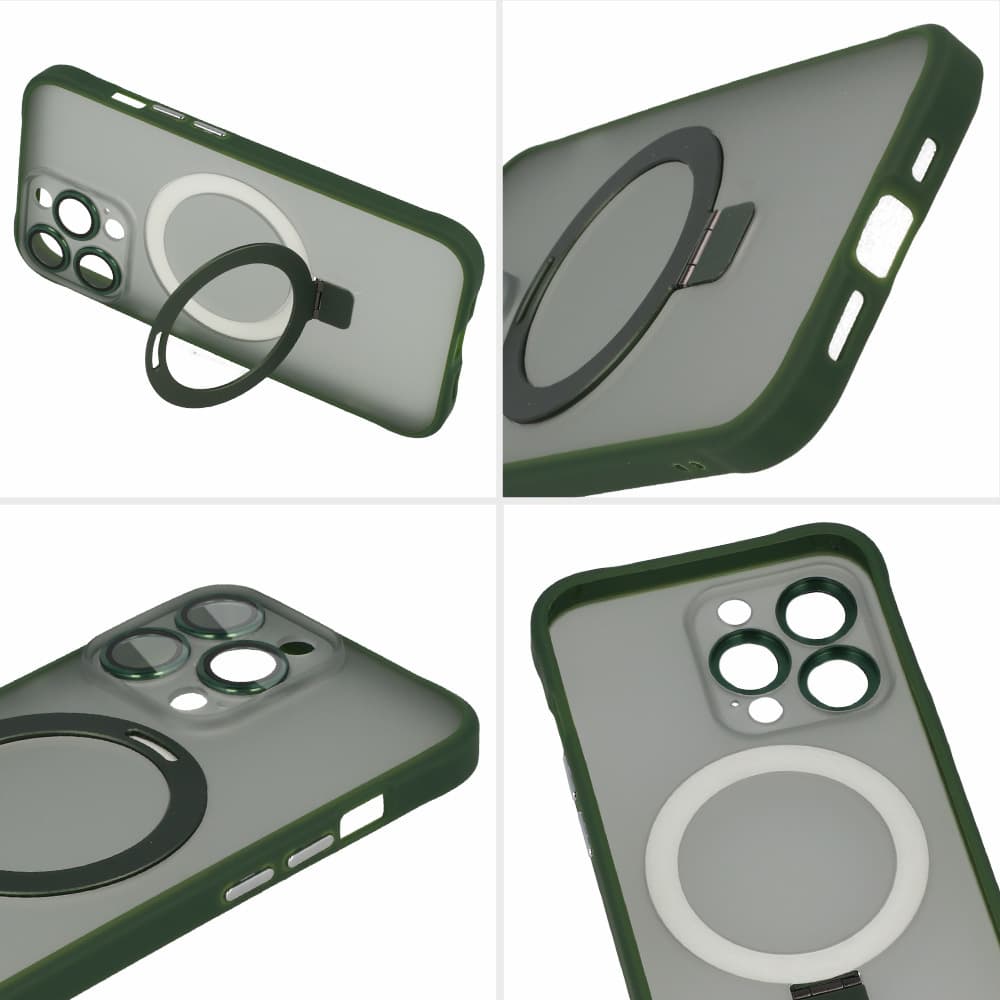 Tel Protect Magical Magsafe Stand Case pro Iphone 15 Plus zelený - náhled 5