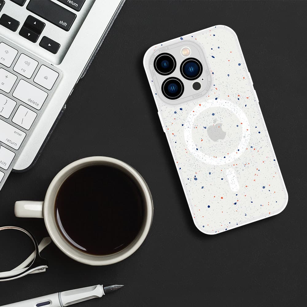 Tel Protect Magnetic Splash Frosted Case pro Iphone 15 Plus White - náhled 5