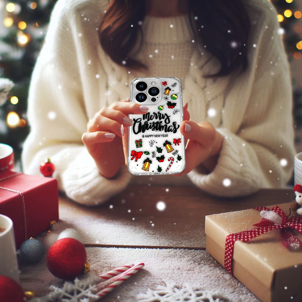 Zadní kryt TEL PROTECT Christmas Clear pro Iphone 13 Pro Max Design 3 - náhled 5