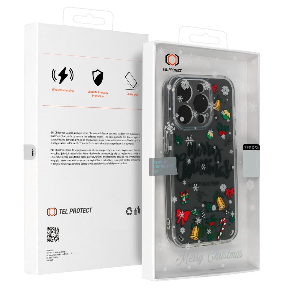 Zadní kryt TEL PROTECT Christmas Clear Iphone 13 Pro Design 3 - náhled 5
