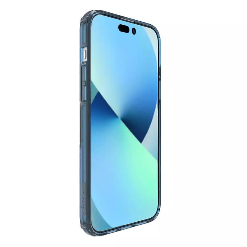 Nillkin Nature Pro Magnetic TPU Case pro Iphone 15 Plus transparentní-modrý - náhled 5