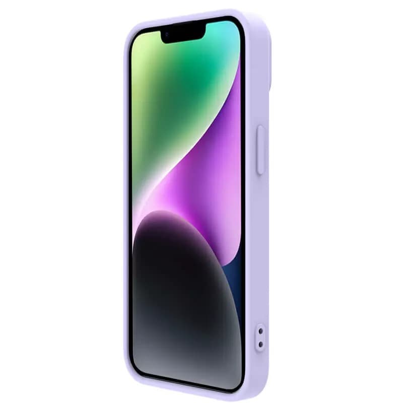 Nillkin CamShield Silky Silicone Case pro Iphone 15 Plus fialový - náhled 5