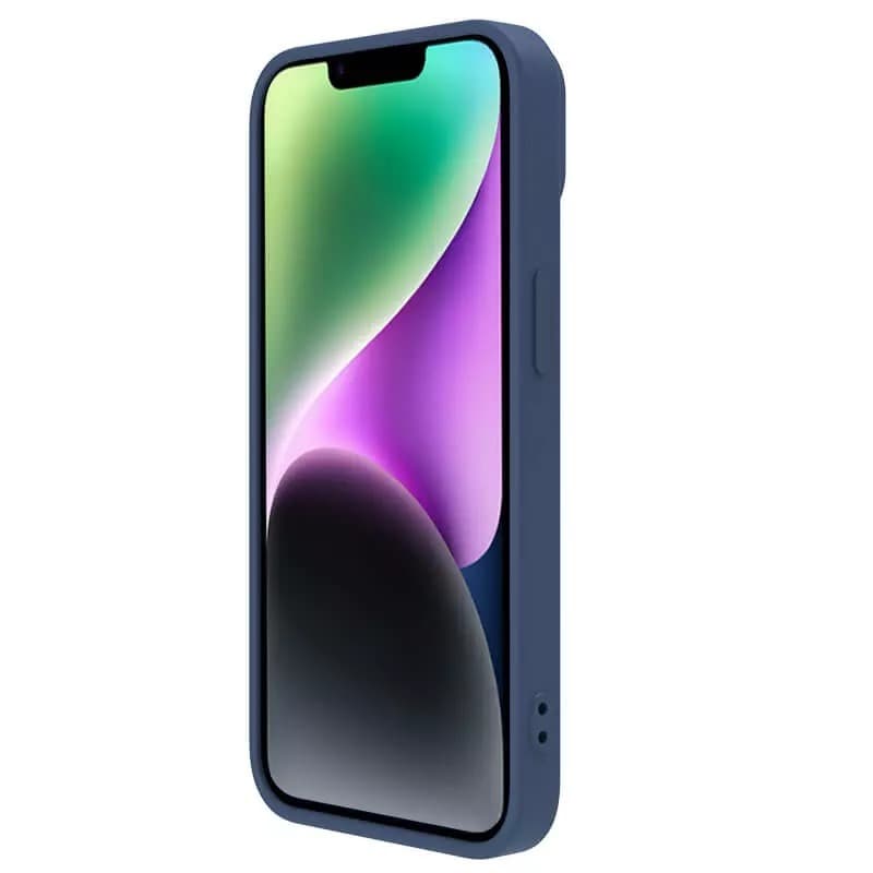 Nillkin CamShield Silky Silicone Case pro Iphone 15 Plus navy - náhled 5