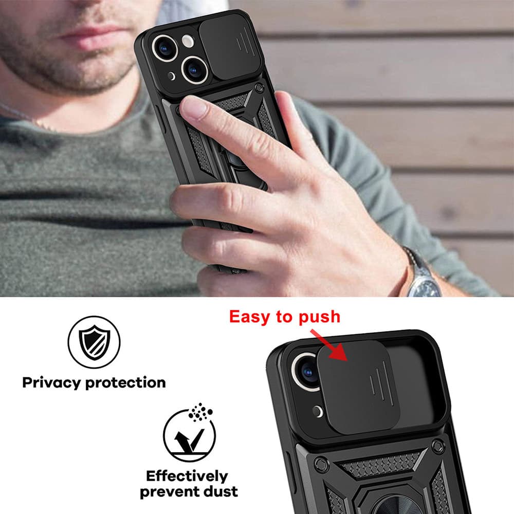 Slide Camera Armor Case pro Samsung Galaxy A05 Black - náhled 5