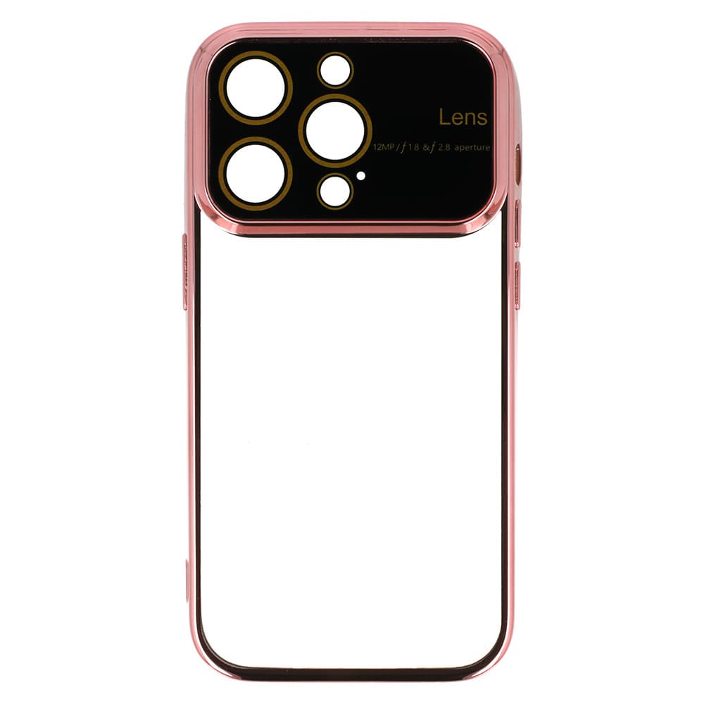 Pouzdro Electro Lens pro Iphone 15 Pro Max Rose gold - náhled 5