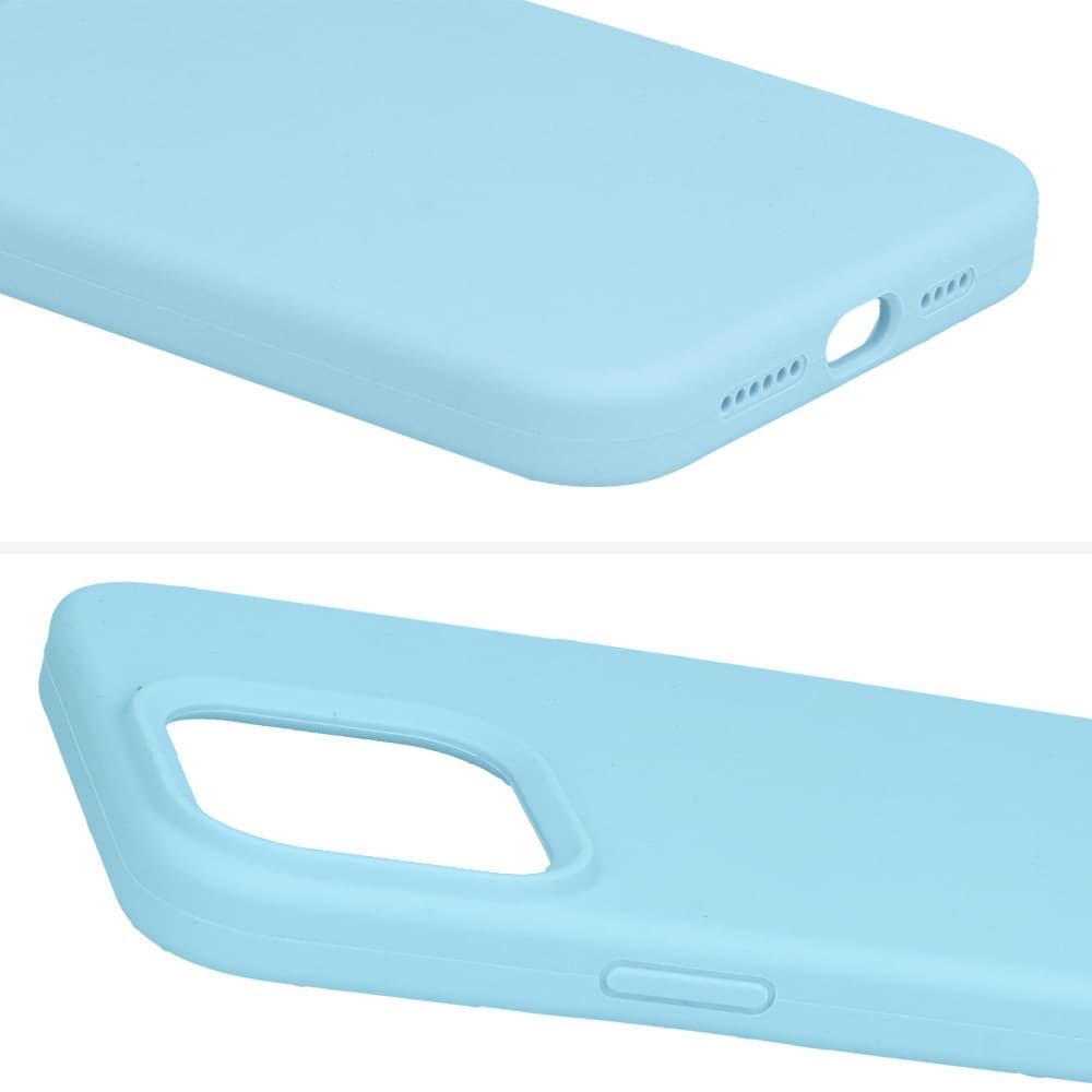 Silicone Lite Case pro Iphone 15 Plus světle modré - náhled 5