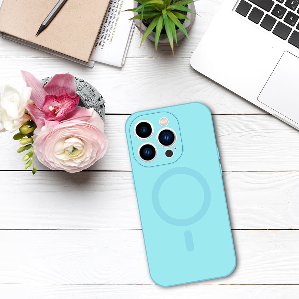 TEL PROTECT MagSilikonové pouzdro pro Iphone 11 světle modré - náhled 5