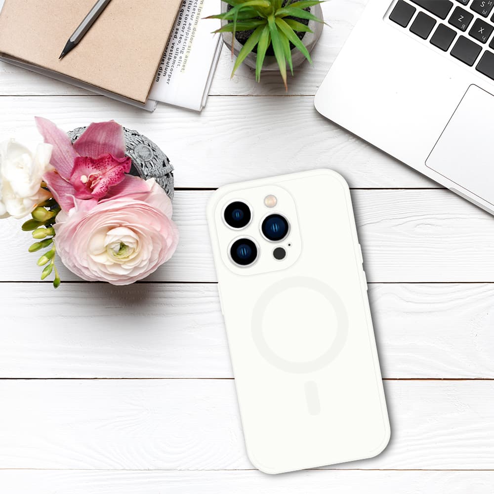 TEL PROTECT MagSilikonové pouzdro pro Iphone 14 White - náhled 5