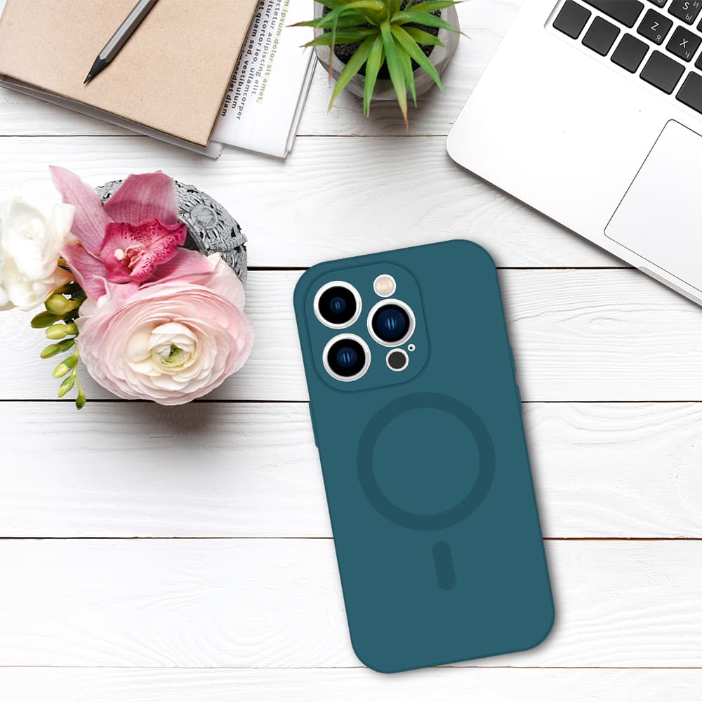 TEL PROTECT MagSilikonové pouzdro pro Iphone 15 Blue - náhled 5