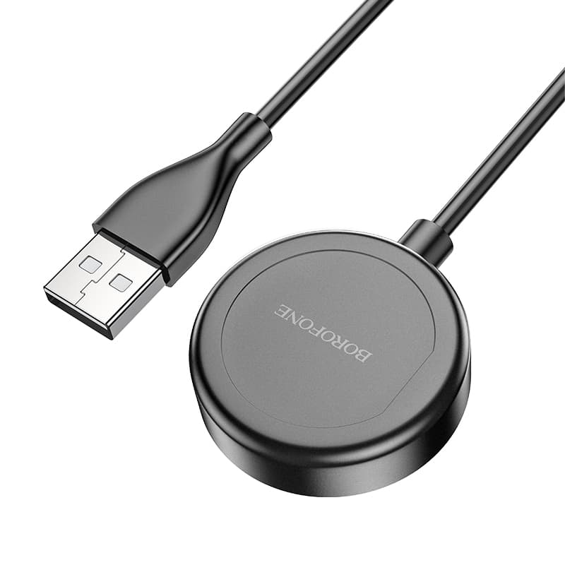 Bezdrátová nabíječka Borofone BQ24 SAM pro chytré hodinky 2,5W černá - náhled 5