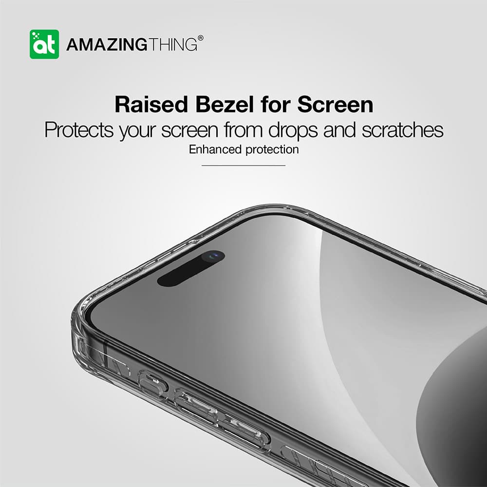 Zadní kryt Amazing Thing Titan Pro Holder Case 10FT IP156.7PTHBK pro iPhone 15 Pro Max černý se stojánkem - náhled 5