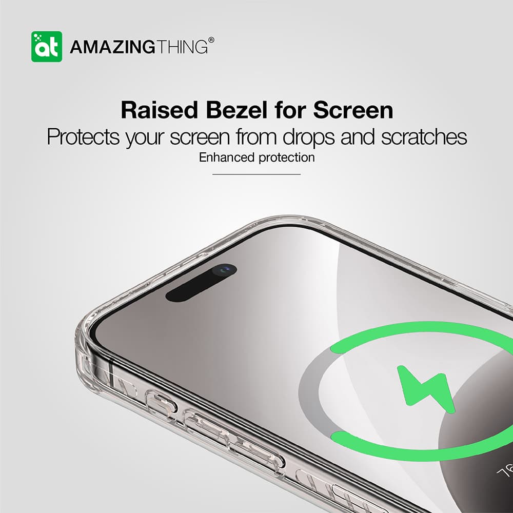 Zadní kryt Amazing Thing Titan Pro Mag Ring Grip Case 10FT IP156.1PTRGY pro iPhone 15 Pro titanium - náhled 5