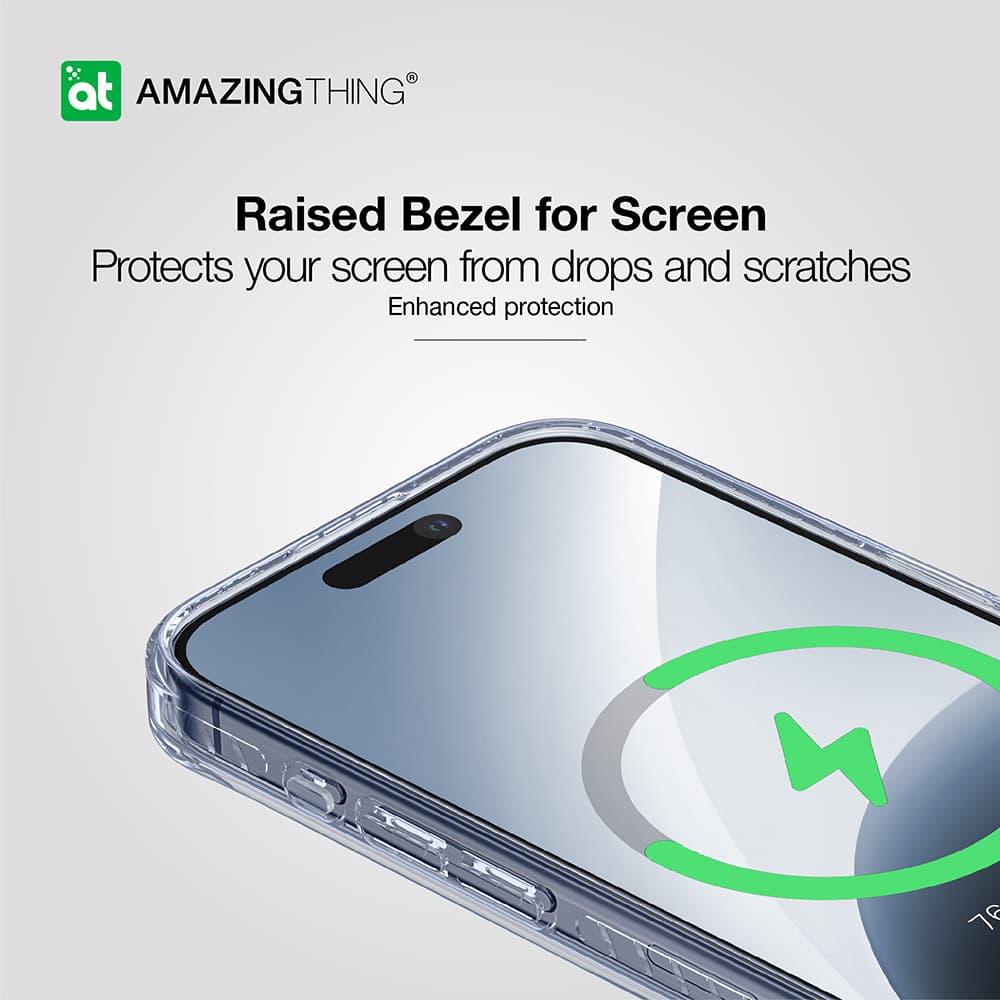 Zadní kryt Amazing Thing Titan Pro Mag Ring Grip Case 10FT IP156.1PTRBU pro iPhone 15 Pro navy - náhled 5