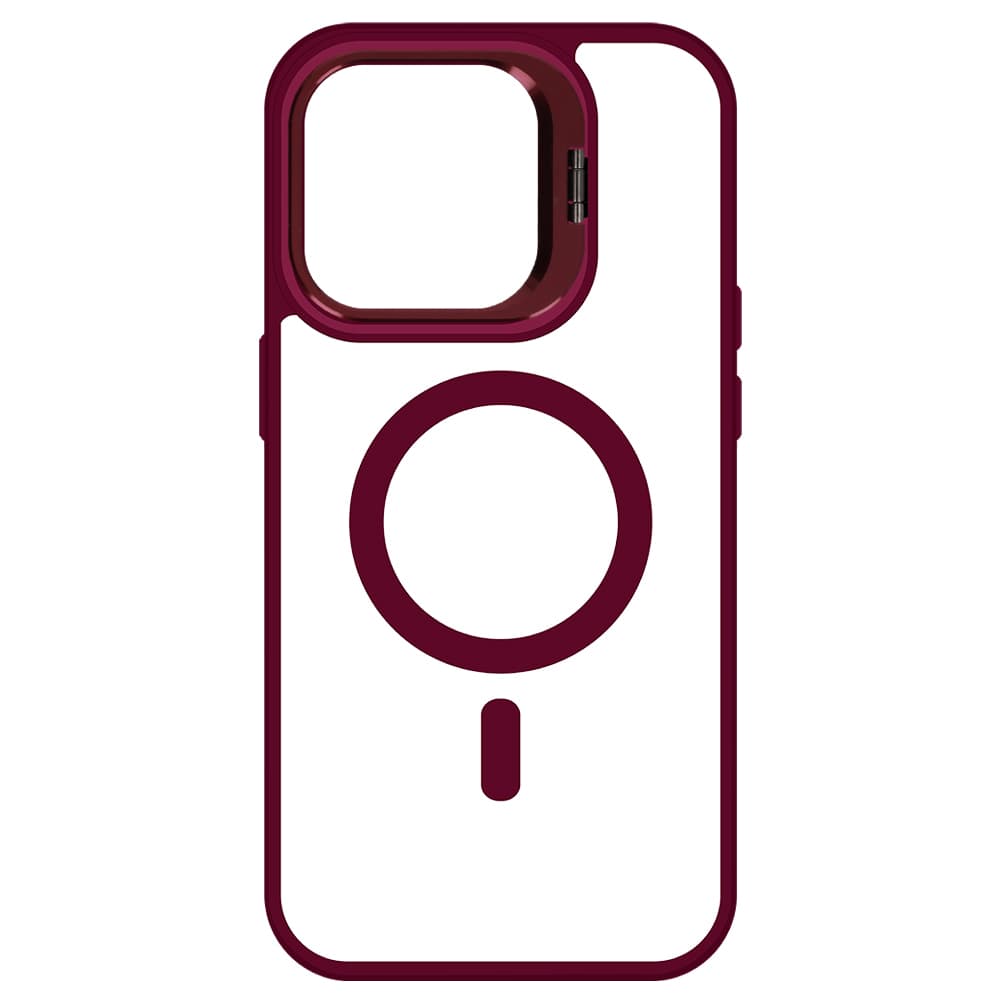 Tel Protect Kickstand Magsafe pouzdro pro Iphone 14 vínové - náhled 5