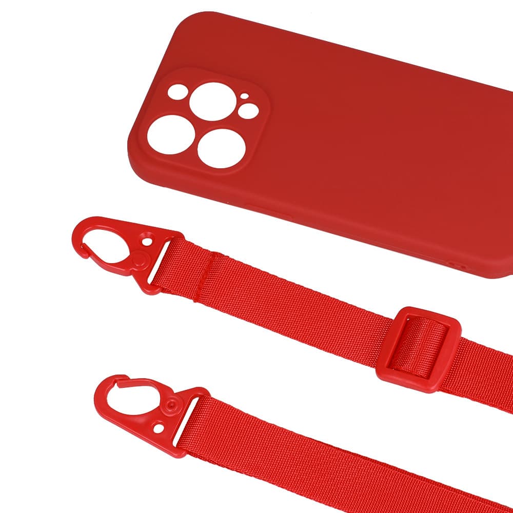 Pouzdro Strap D2 pro Iphone 15 červené - náhled 5
