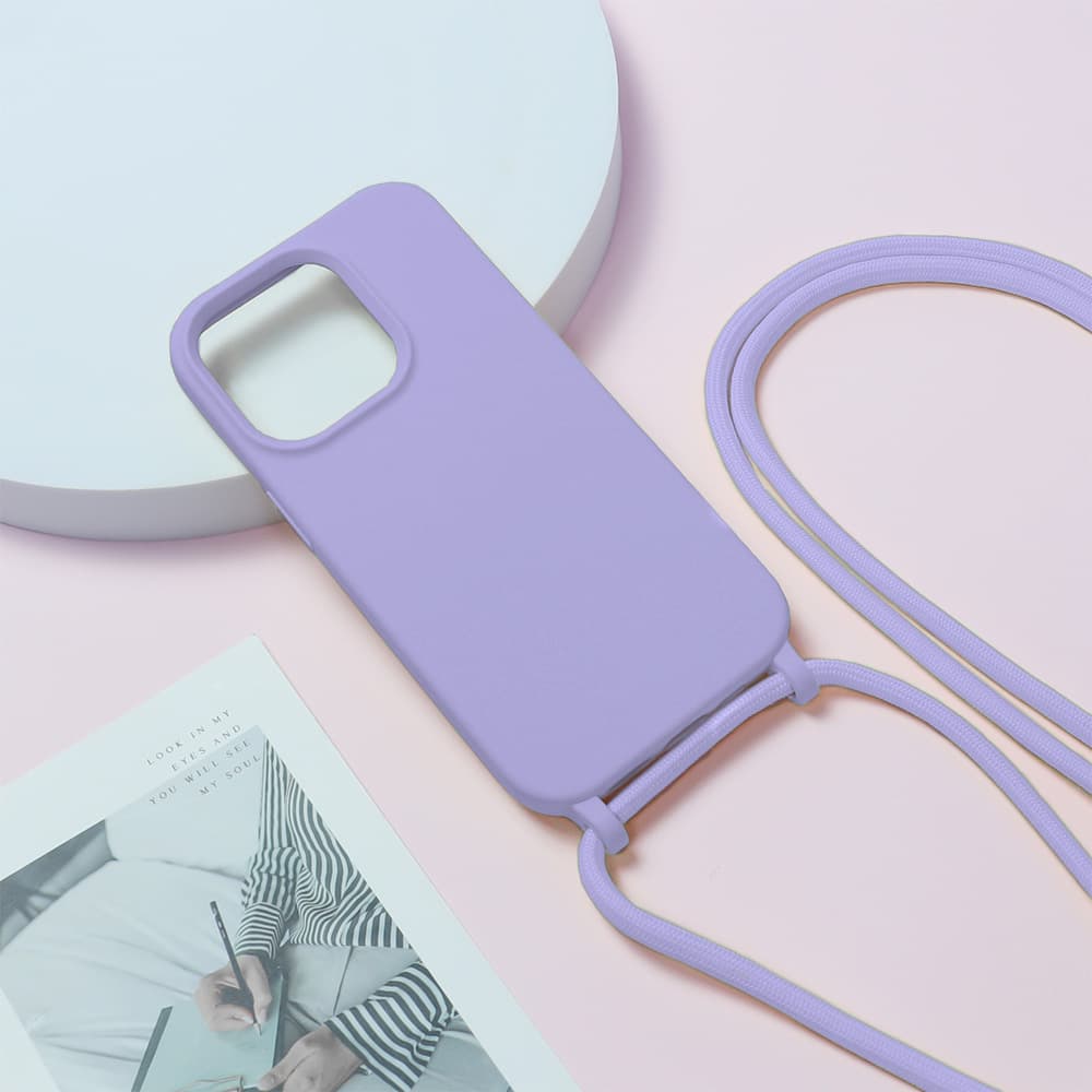 Pouzdro Strap D1 pro Iphone 14 Pro fialové - náhled 5