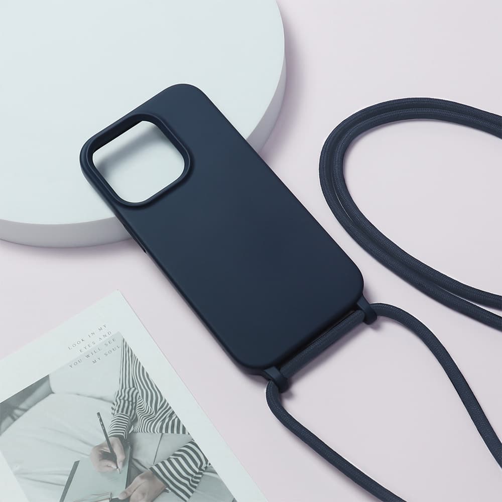 Pouzdro Strap D1 pro Iphone 15 Plus navy - náhled 5