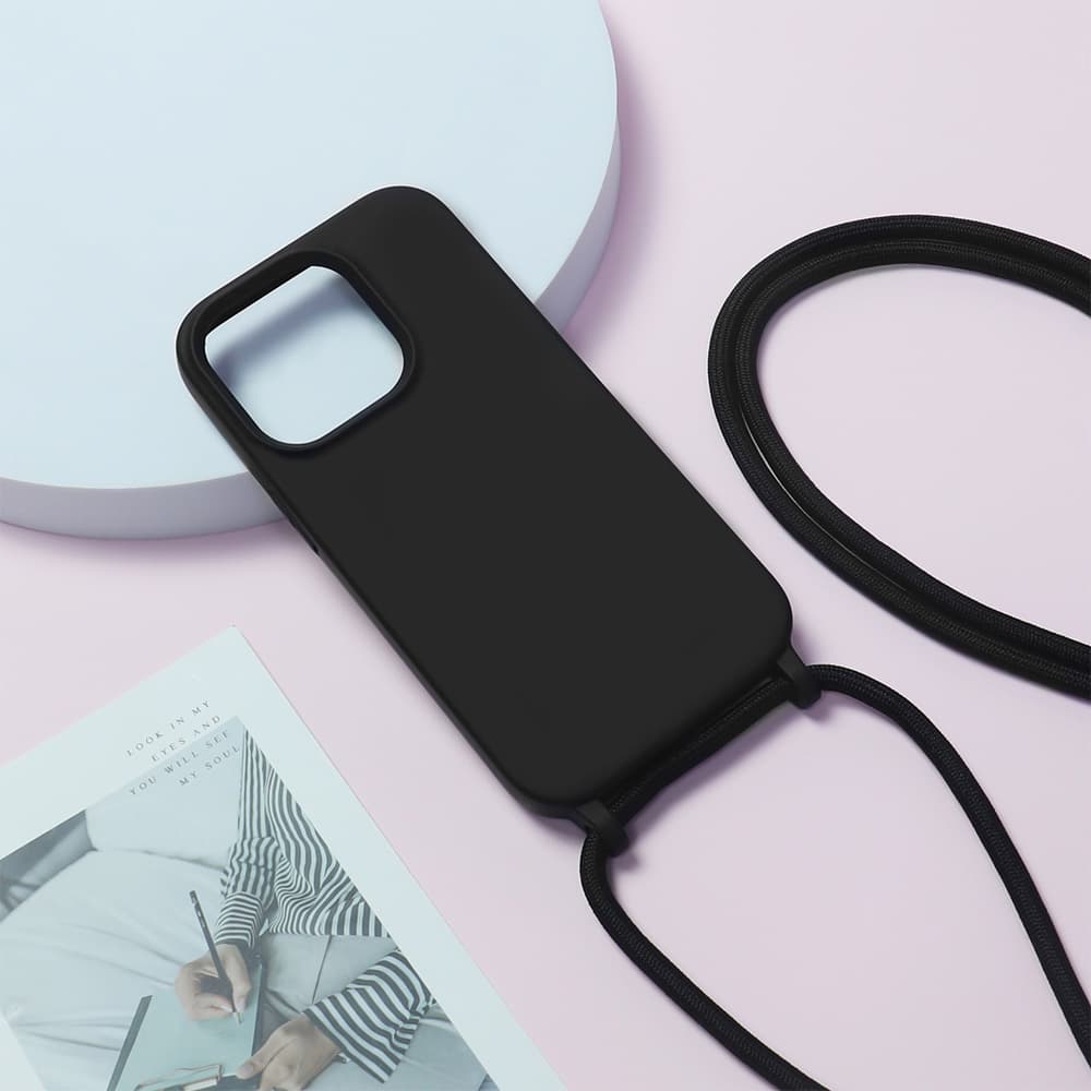 Pouzdro Strap D1 pro Iphone 15 Pro černé - náhled 5
