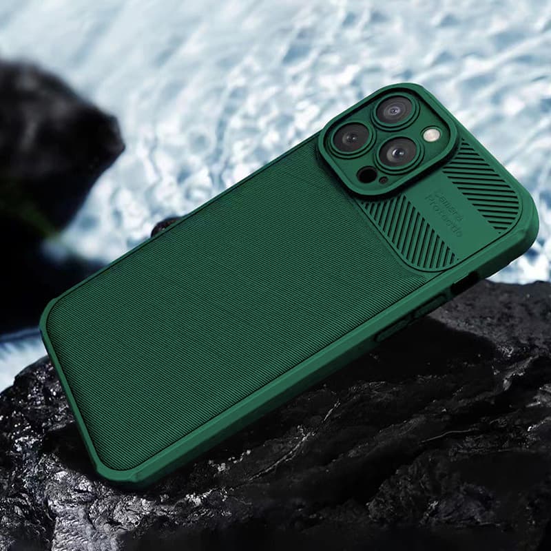 Pouzdro Camera Protected pro Xiaomi Redmi 12 zelené - náhled 5