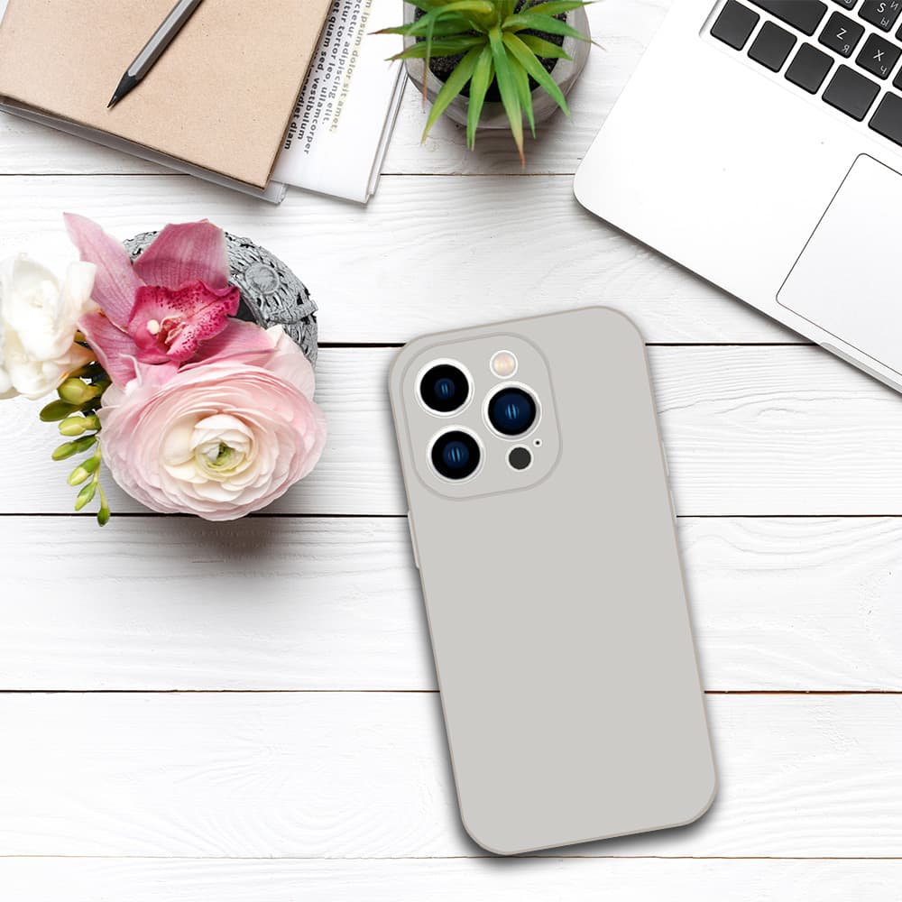Tel Protect Silicone Premium pro iPhone 14 Pro Max titanium - náhled 5