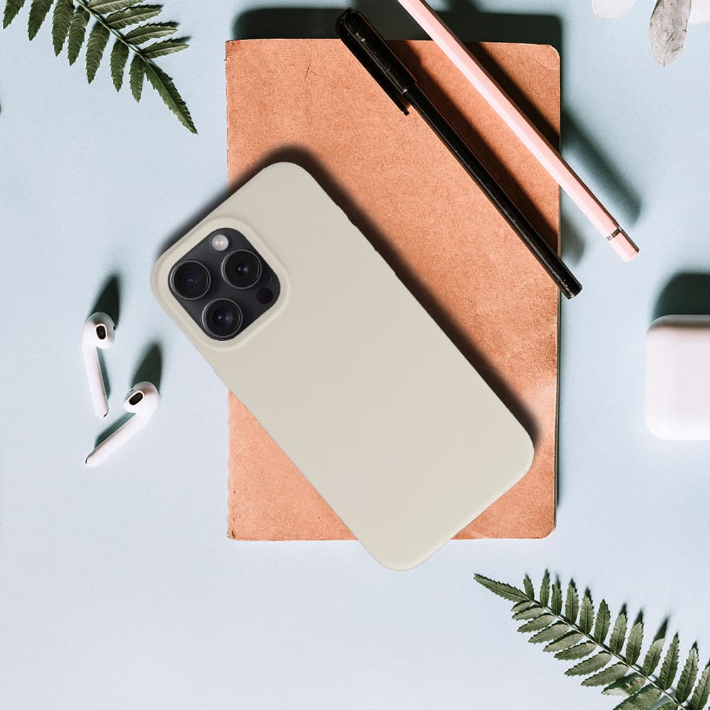 Silicone Lite case  pro Oppo A78 5G titanium - náhled 5