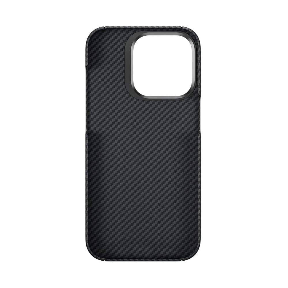 Zadní kryt Magnetic Armor Air Kevlar Metal Frame 600D pro iPhone 15 Plus černý - náhled 5