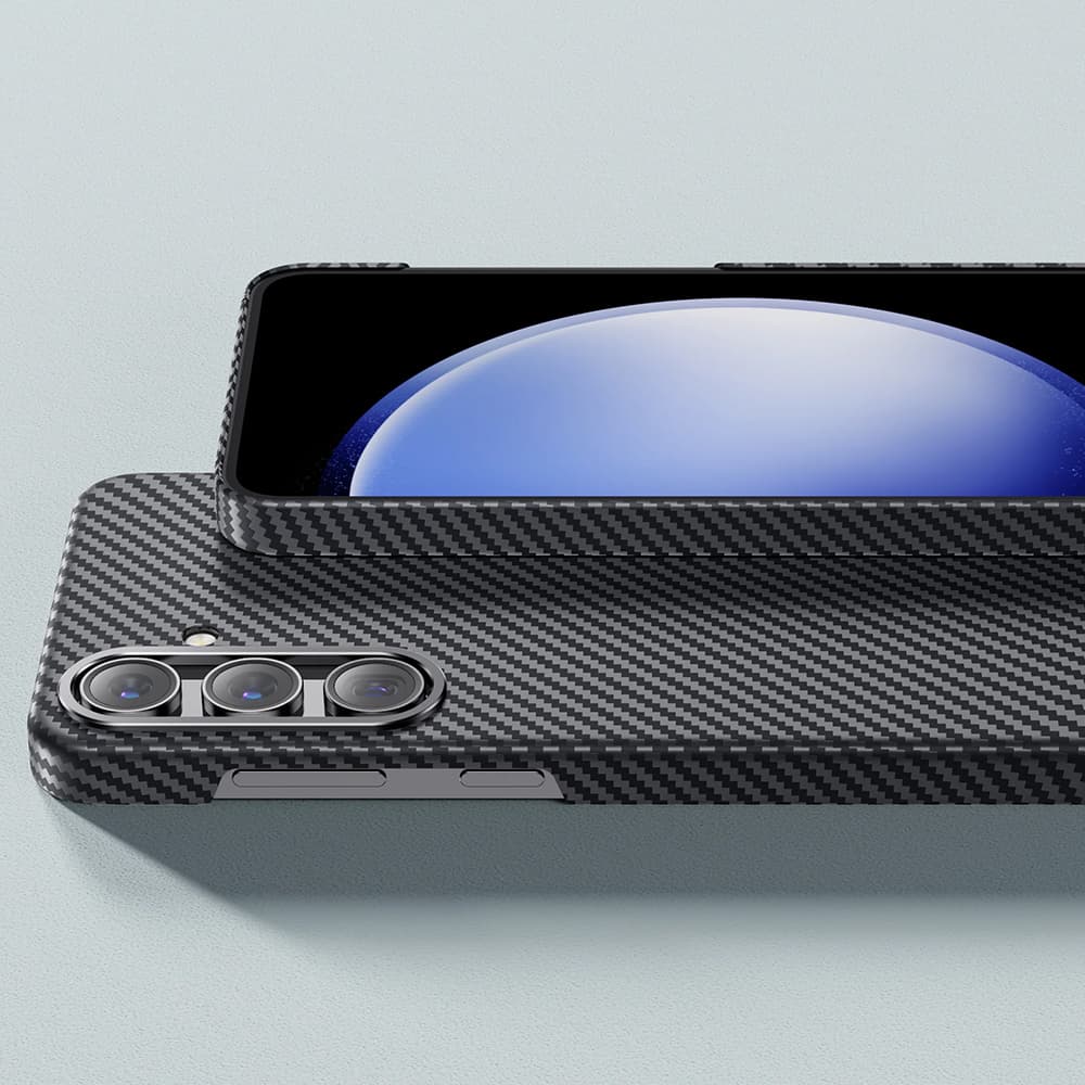 Zadní kryt Magnetic Armor Air Kevlar 600D pro Samsung Galaxy S24 černý - náhled 5