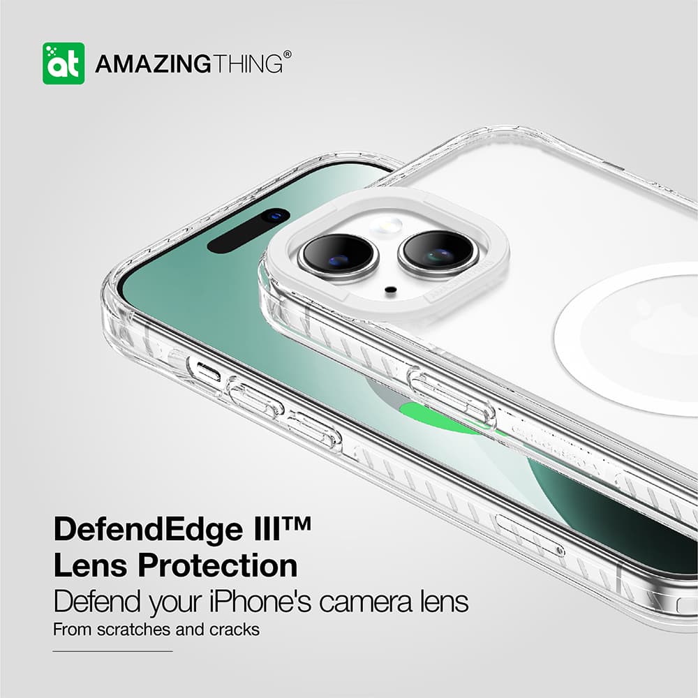 Zadní kryt Amazing Thing Titan Pro Magsafe Case 10FT IP156.7TMCL pro iPhone 15 Plus transparentní - náhled 5