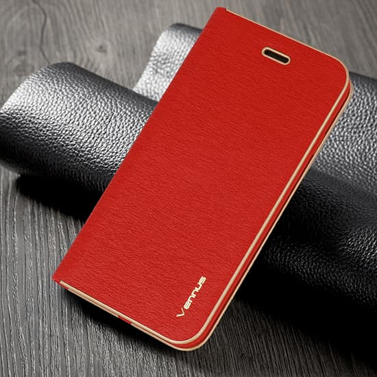 Knížkové pouzdro Luna Book pro Samsung Galaxy S24 Ultra red - náhled 5