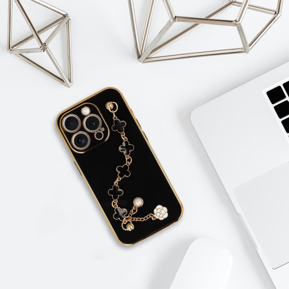 Trend Case pro iPhone 15 Pro design 3 černé - náhled 5