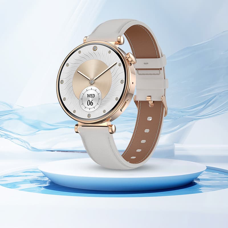 Chytré hodinky Blavec W17 Amber HD AMOLED (SWW17-RG) rosegold + 2 řemínky - náhled 5