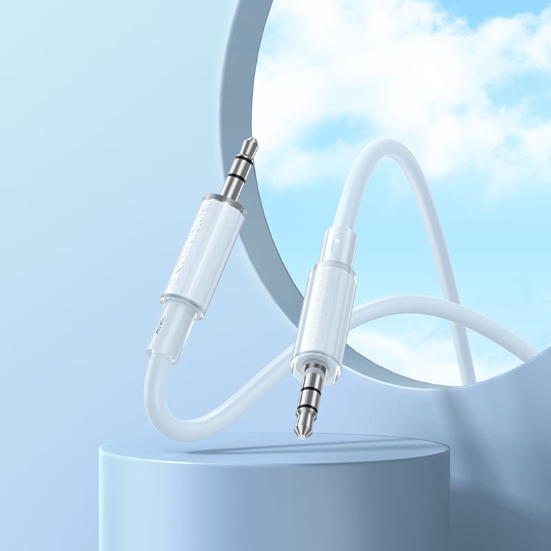 Kabel Borofone BL21 Lemon jack 3,5 mm - jack 3,5 mm 1m modrý - náhled 5